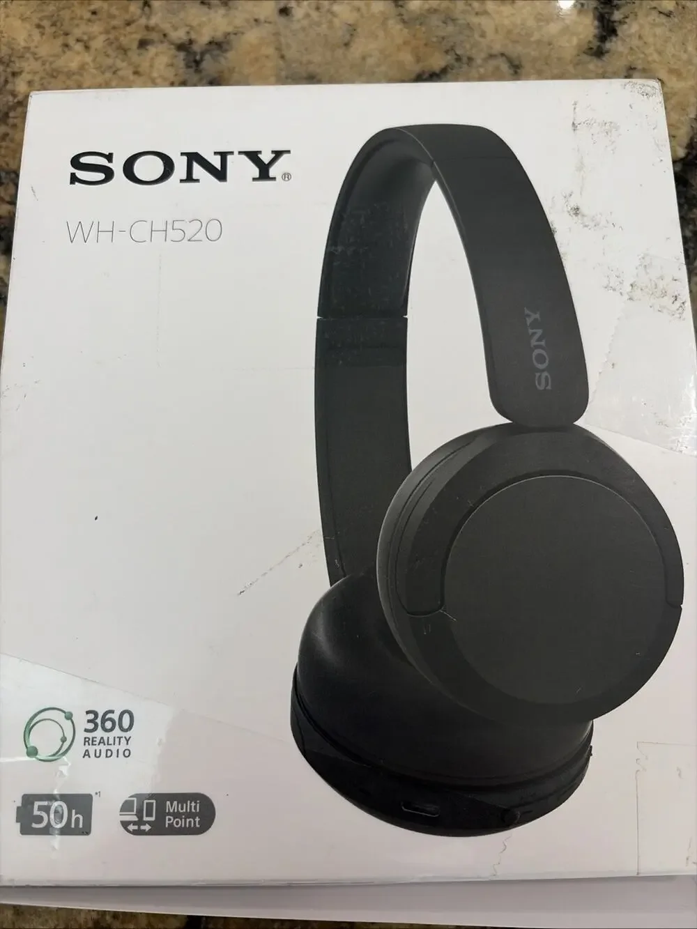 Sony WH-CH720N Wireless Over-Ear Headphones - Black